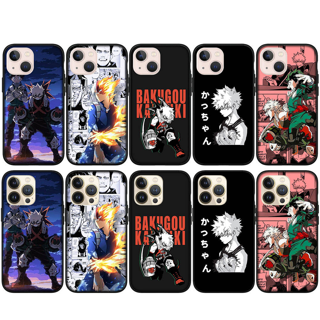 For iPhone 16 15 Xiaomi Redmi Note 13 12 11 Pro Max X 9 14 Plus XR Samsung Galaxy S24 S23 Huawei OPPO My Hero Academia Midoriya Izuku BNHA Telefondeksel
