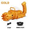 8 Hole Electric Gatling Bubble Machine Automatic Blower Soap Water Maker Gun for Children Summer Beach Outdoor Kids Boy Toys