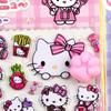 Cartoon Cat Paw Sticker 3D Puffy Squishy Stress Relief Sanrio Hello Kitty Kuromi For Phone Case Laptop Decoration Journal Diy