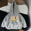 Autumn Children's Casual Hooded Sweatshirt with Dragon Ball Cartoon Pattern - Comfortable and Breathable Boys' and Girls' Coat