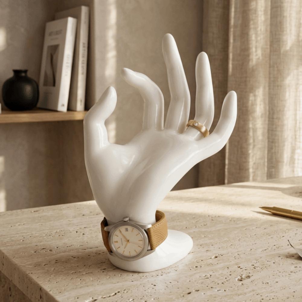 Elegant Jewelry Display Hand Model 3D Printed Ring Organizer Jewelry Rack Bracelet Holder Home Use