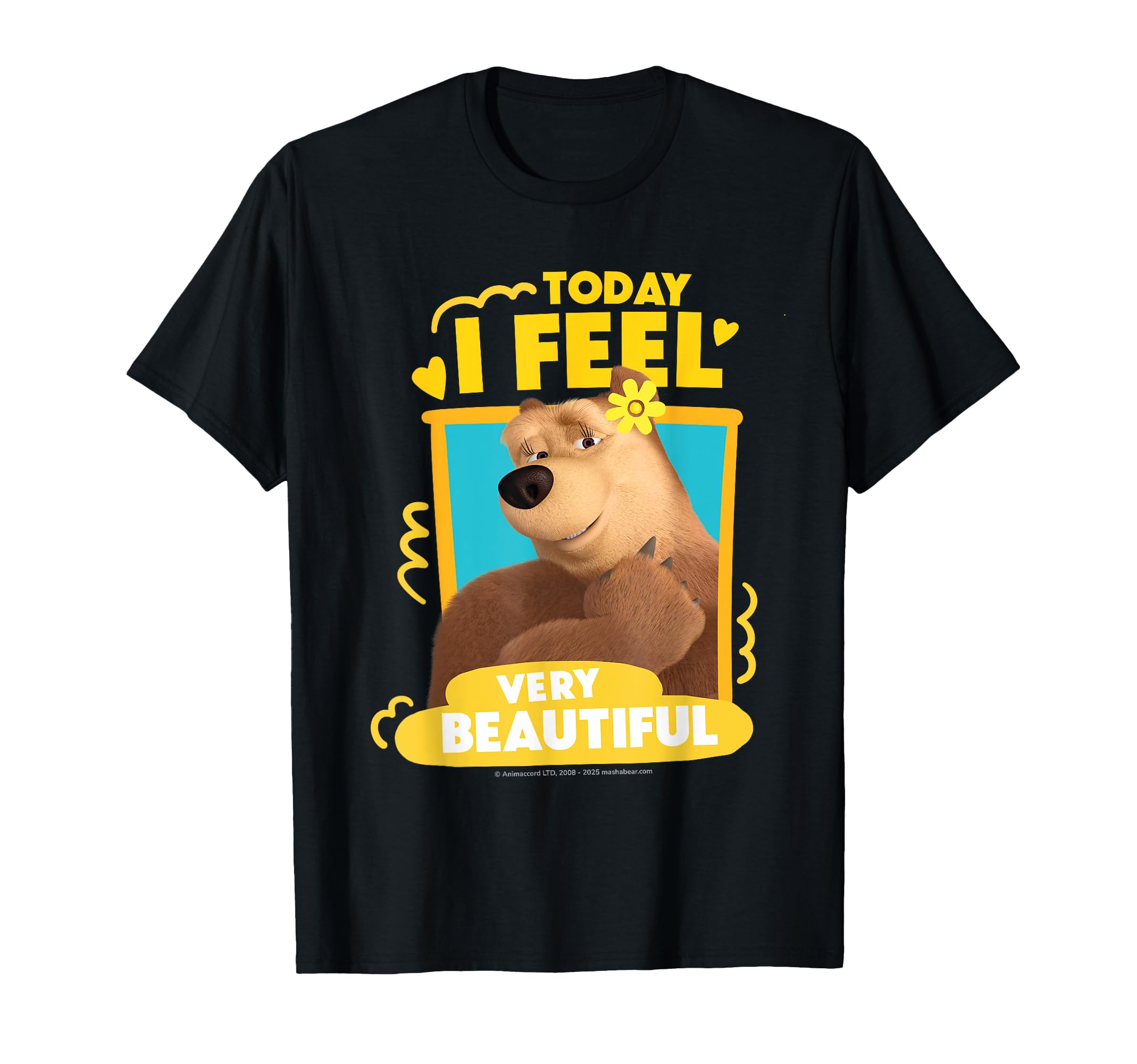 Today I Feel Beautiful Friends. T-shirt чёрный
