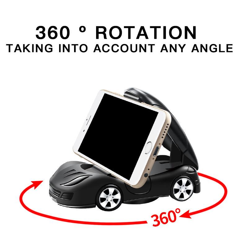 Mobile phone rack, interior and exterior creative decoration, car model instrument Table stand base