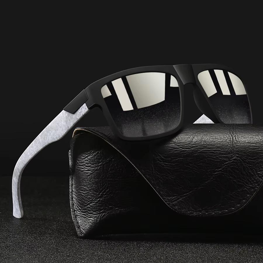 Stylish Square UV400 Sunglasses Male Female Driving Fishing Colorful Trendy Light Outdoor Goggles Durable Premium-quality