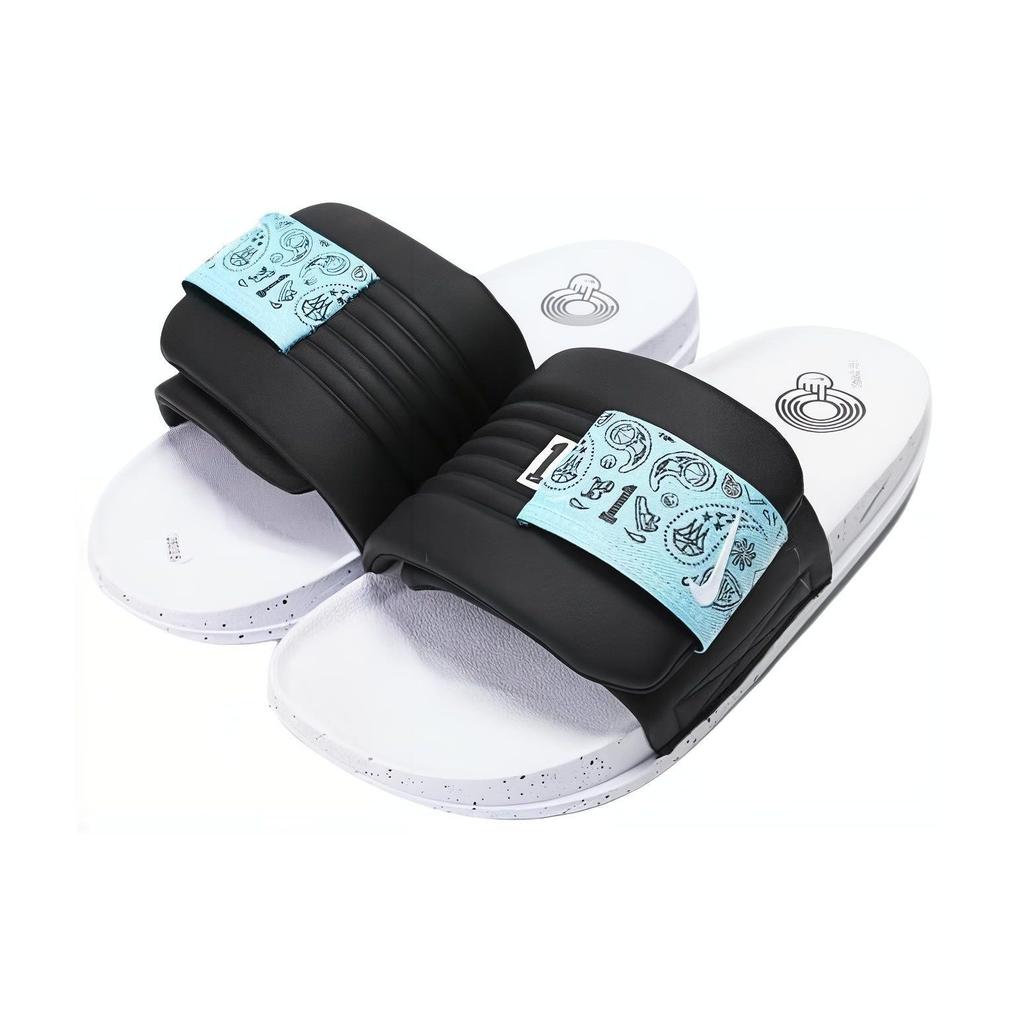 Nike Offcourt Comfortable Stitching Slide Sandals Men Footwear Black White HF5695-011
