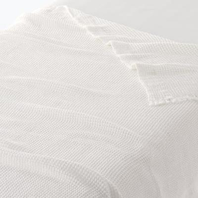 MUJI Waffle Weave Blanket, Single, 140 X 200 Cm, Off-White, 84739170