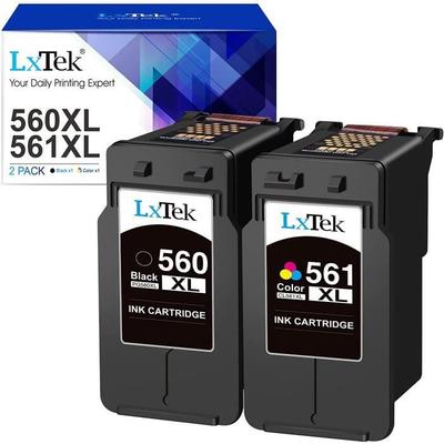 Ink Cartridges Replacement for Canon PG-560 CL-561 XL 560XL 561XL for Pixma TS5350 TS5351 TS5352 TS5353 TS7450 TS7451,[Z526]