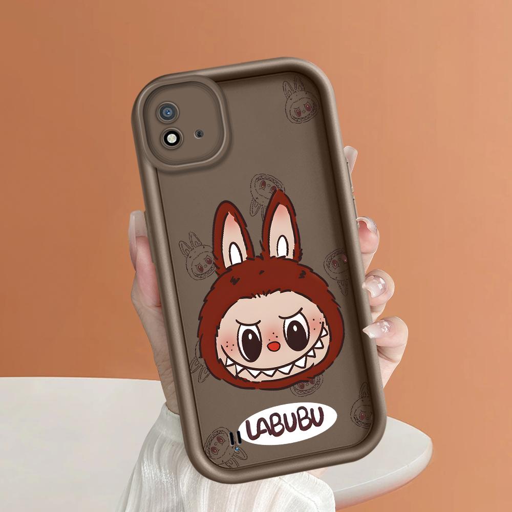 Weiches Silikon-Quadratleiter-Druckmuster-Telefongehäuse Vollständige Abdeckungskamera Stoßfestes Schutzgummigehäuse für OPPO Realme