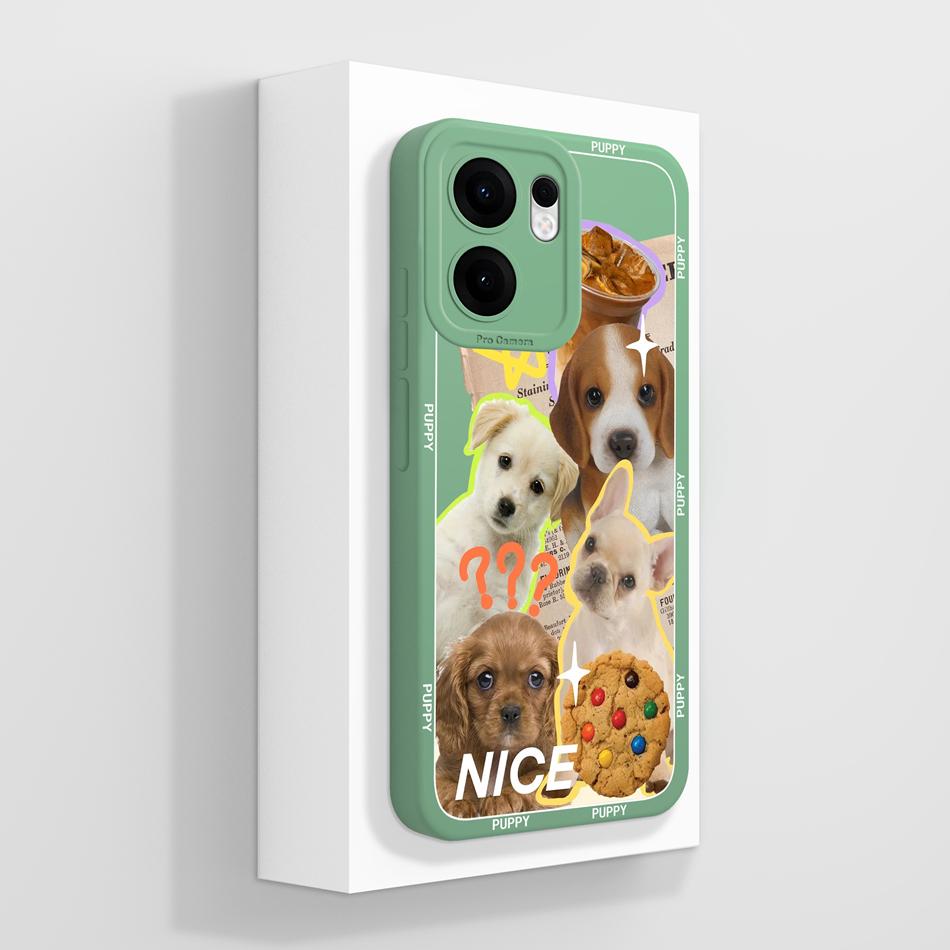 Case For Oppo Reno 13F 4G 5G Luxury Floral Print Soft Liquid Silicone High Quality Phone Shell For Reno13F Full Coverage Bumper