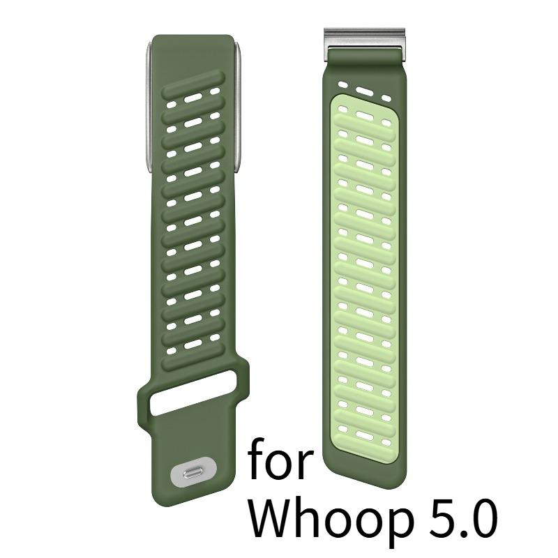 Compatible For Whoop 4.0/Whoop 5.0/Mg Sportflex Wrist Band Soft-Touch Silicone Waterproof And Sweatproof Replacement Band