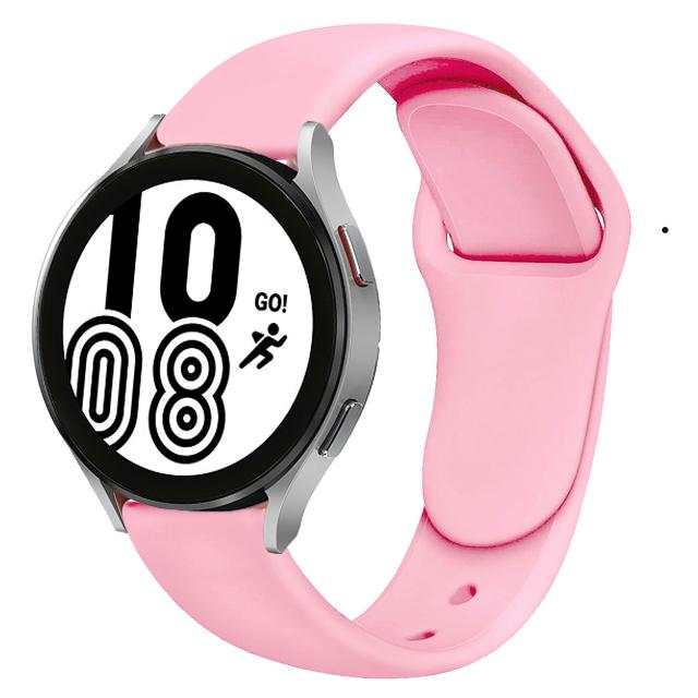Cinturino in Silicone da 20 mm per Samsung Galaxy Watch 7 44mm 40mm/6 5 4 Classic Cinturino per Samsung Watch 5 Pro 45mm Accessori Cinturino
