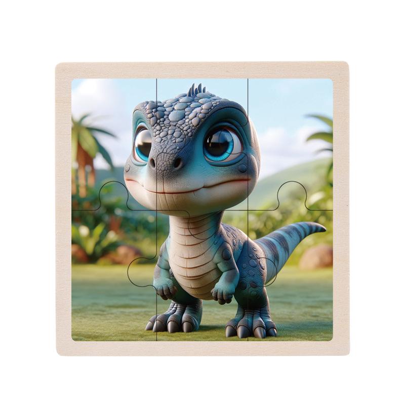 Wooden Educational Jigsaw Puzzle for Toddlers, Ages 1-5