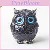 Crystal Resin Owl Desk Decor With Sparkling Stones For Home Office Gift Ideas
