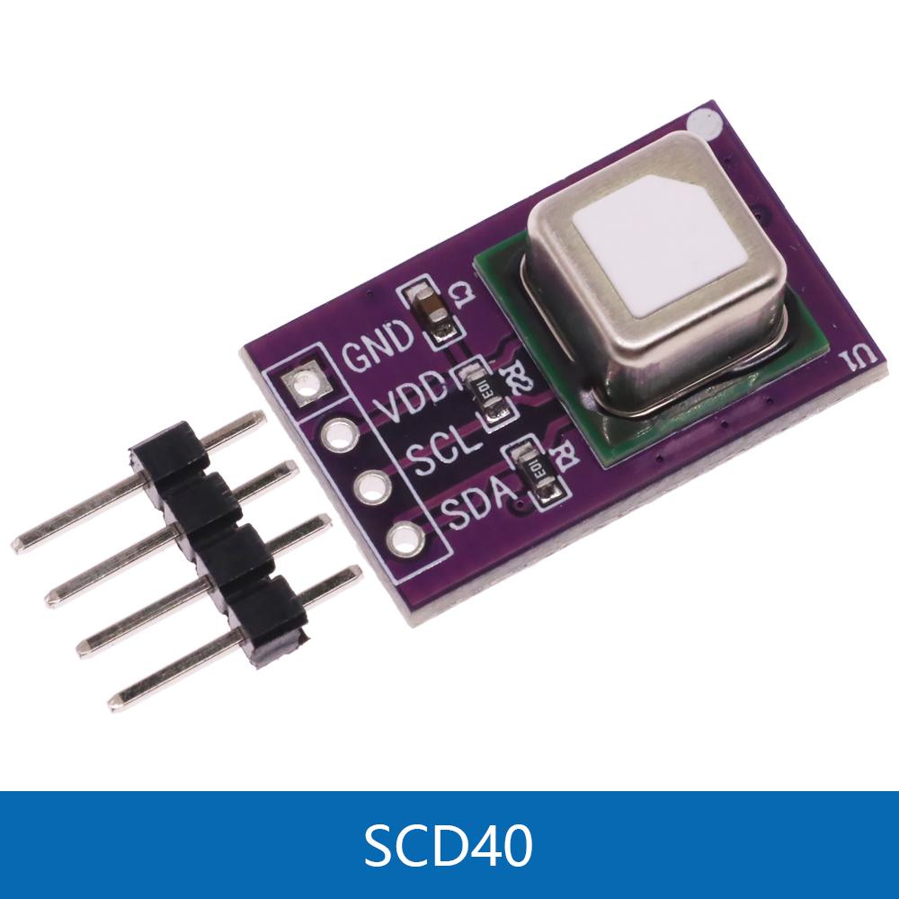 SCD40 SCD41 Gas Sensor Module Detects CO2 Carbon Dioxide Temperature And Humidity In One Sensor I2C Communication