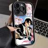 Phone Case for iPhone 17 Air 16E 15 16 Pro Max Bleach Kuchiki Byakuya Cover 14 Plus 13 12 Mini Soft Shell Silicone Fundas