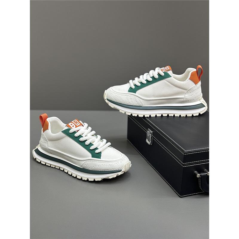Frühling und Sommer neue atmungsaktive Sportschuhe mit Netzstoff, lässige Plateau-Trendschuhe dnh