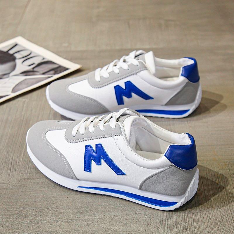 Frühling neue Damen Freizeitsportschuhe atmungsaktiv Schnürschuhe flache Schuhe leicht und bequem Laufschuhe