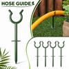 U-förmiger Gartenschlauchführer Anti-Rutsch-Nagel Wasserrohr Schlauchhalter Positionierungsklammer Hof Rasenbewässerung Schlauchspitzenhalter