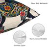 Spring Refresh 2D Printed Pillow Case Vintage Pillow Cover Comfy Pillowcases For Sofa Home Decoration