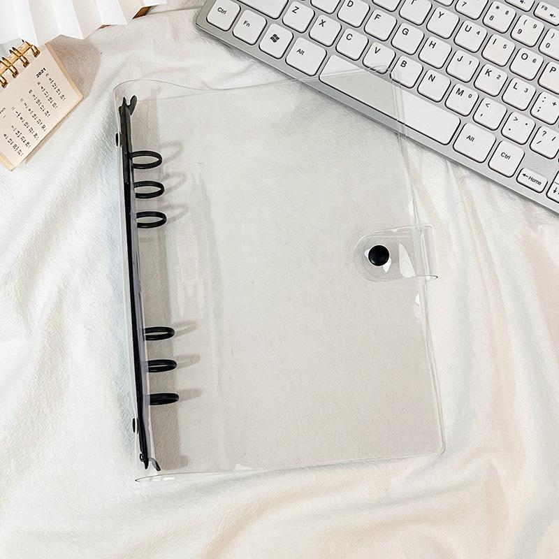 2026 Calendar A5 A6 6-hole Hand Account Loose-leaf Calendar Partition PP Frosted Transparent Protective Pad