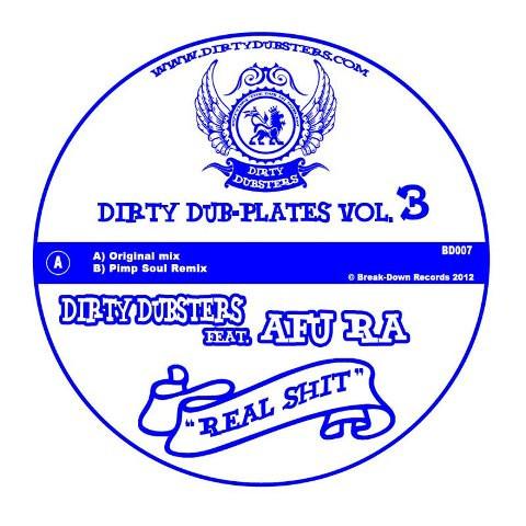 

7inch Record DIRTY DUBSTERS - Real Shit BD07 Breakdown Recor 2012 UK Rap & Hip-Hop/R&B