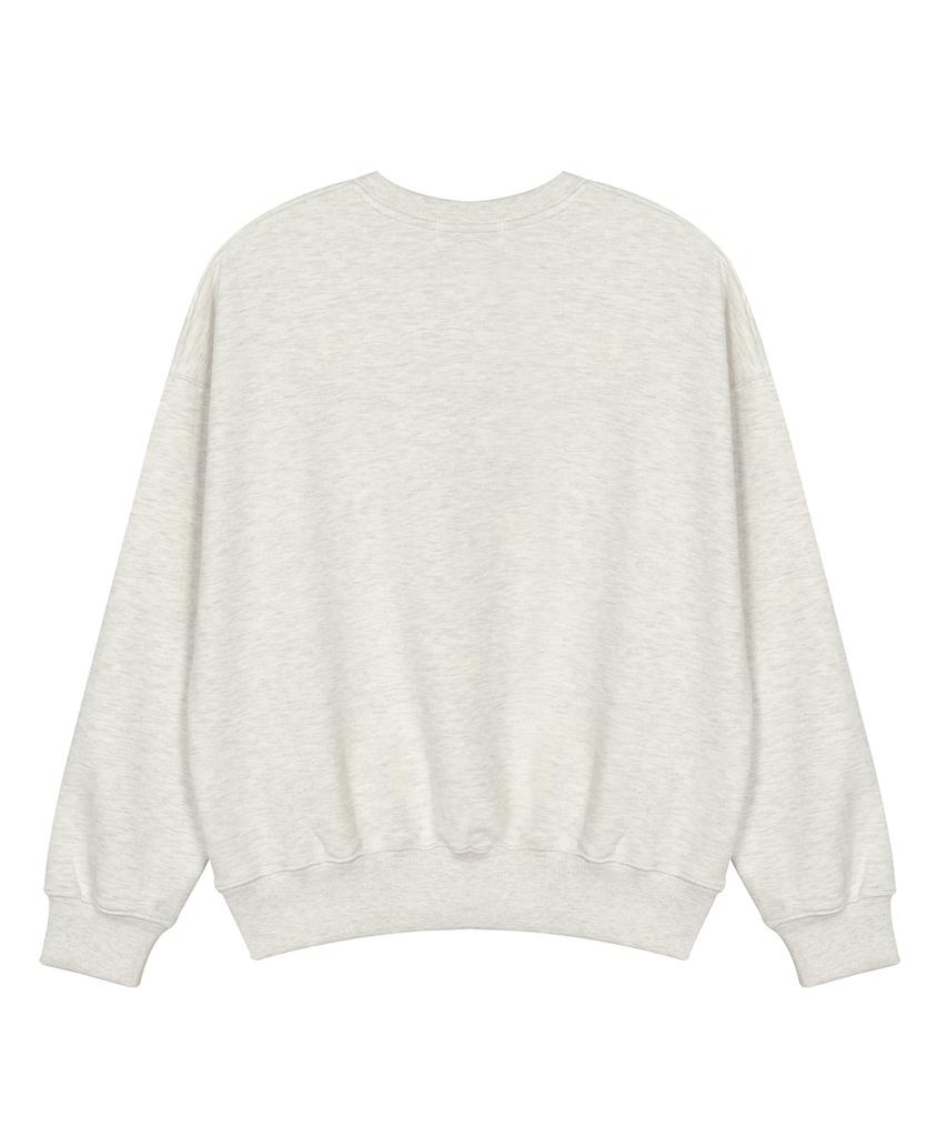 Nigaennikol Butterfly Signature Sweatshirt_Oatmeal Pink