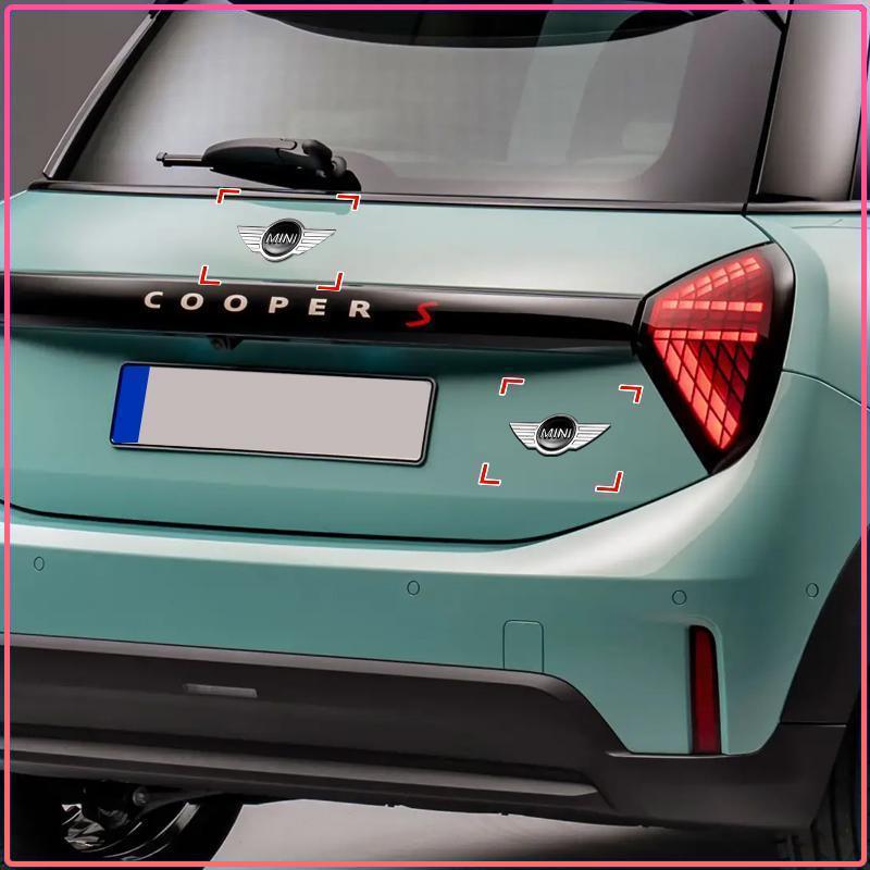 Mini Stijl Voor Motorkap Embleem Achterklep Badge Auto Buitendecoratie AccessoiresVoor Cooper One JCW Clubman Countryman R55 R56 F55 F56 R57 R58 R59