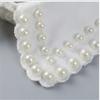Korean Style Front Opening Artificial Pearls Detachable Collar Elegant Accessory For Dresses And Sweaters