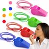 5/25pcs Plastic Whistle Mini Loud Sound Whistle Noise Maker, Competition Cheering Tool Sport Referee Party Carnival Supplies XJM