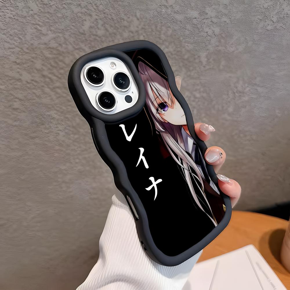

Wandering Witch Elaina Wavy Edge TPU Mobile Phone Case for iPhone 17 16 15 14 13 12 11 Air Pro Max Plus Colorful Cover iPhone17 Pro Max