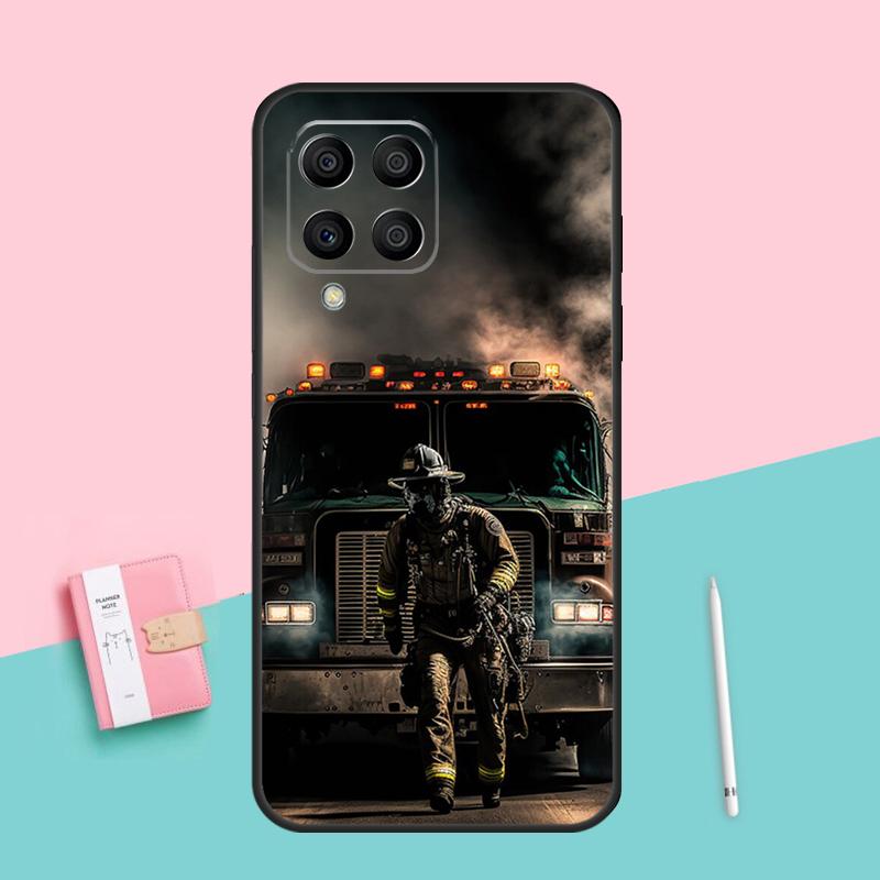 Firefighter Fire Love For Samsung Galaxy M53 M33 M32 M16 M06 M12 M55 M15 M35 M14 M34 M54 M11 M21 M31 M13 M52 Case