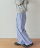 Hombadittingjeu Stripe Pin-Tuck Pants (Sky Blue)