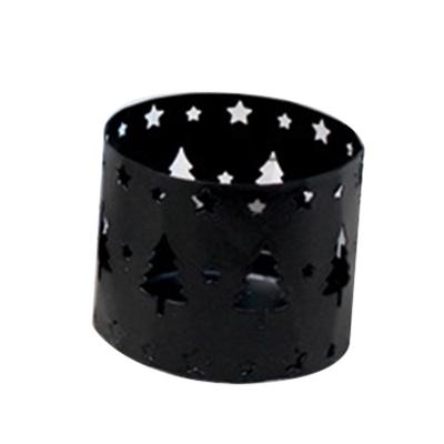 Weihnachten Eisen Hohl Hirsch Baum Schneeflocke Kerzenhalter Kerzenständer Heimdeko