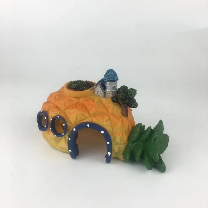 Harz Ornamente Fisch Garnele Versteckhöhlen Fluchthaus Layout Requisite Aquarium Fischbecken Landschaftsgestaltung