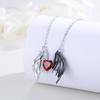 Style Européen et Américain Ange Démon Amour Collier Pendentif Tendance Chaîne de Clavicule Chaîne de Pull Lumière