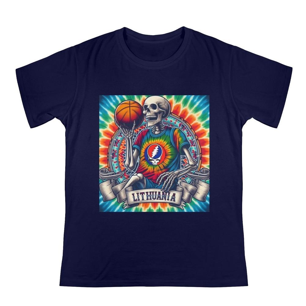 Soft Cotton t shirt. Grateful Dead Lithuania Basketball Unisex T-Shirt XXXXL
