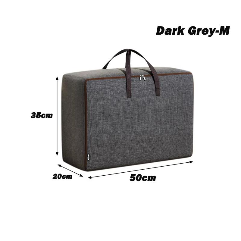 

1pc Large-capacity Quilt Storage Bag Oxford Clothes Packing Bag Waterproof Durable Luggage Bag With Handle Wardrobe Organizer