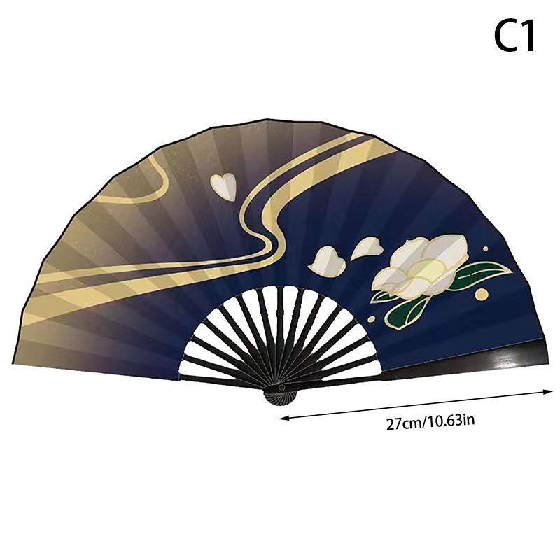 

Genshin Impact Kamisato Ayaka Cosplay Fan Cloth Folding Fan Summer Durable Portable Hand Fan Cosplay Prop Prop Подарунковий подарунок