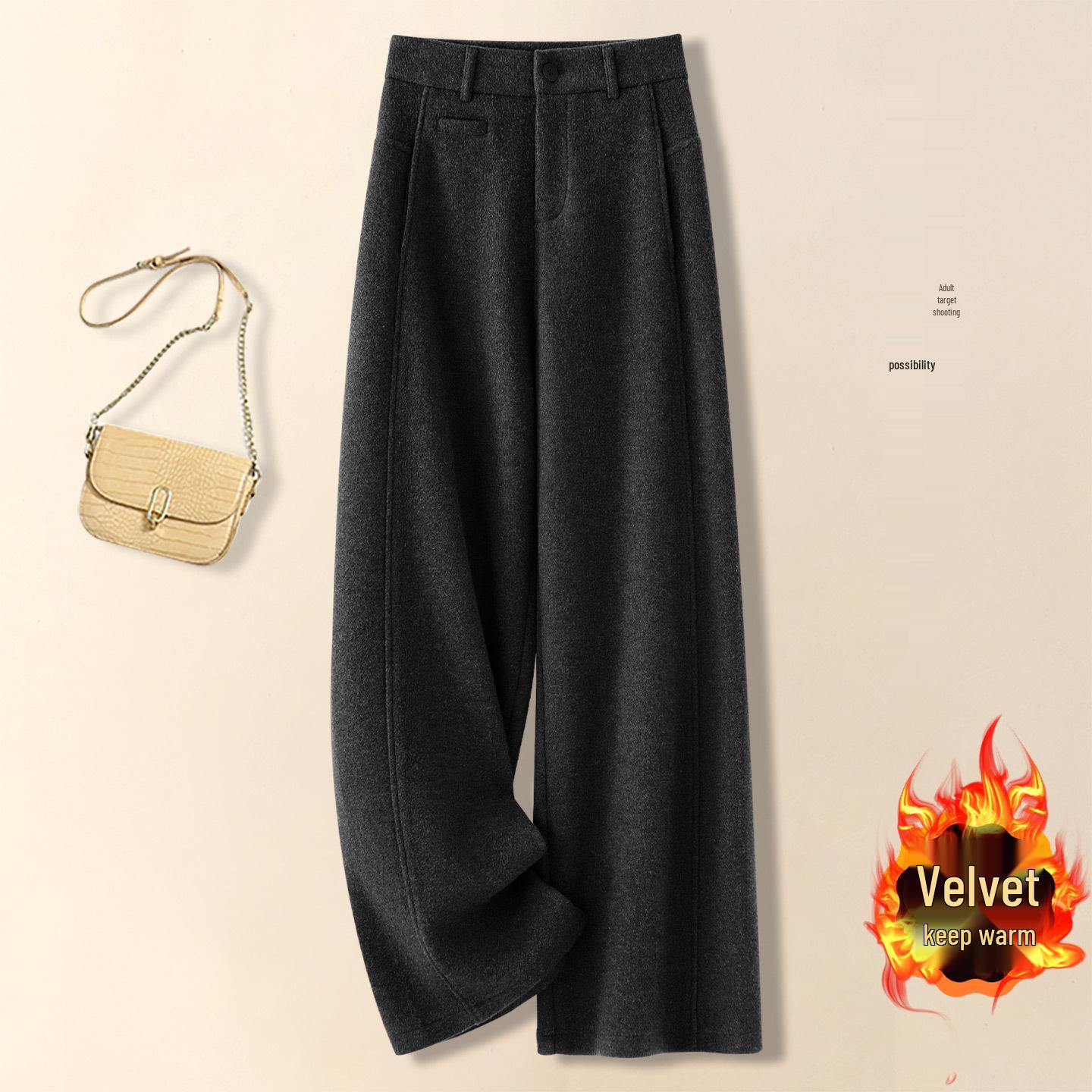 

Women s Slimming High-Waisted Scimitar Pants - Autumn/Winter 2025 Fashion, Versatile and Thickened for Casual Wear. 3XL /31 [Recommended for 135-145 kg]