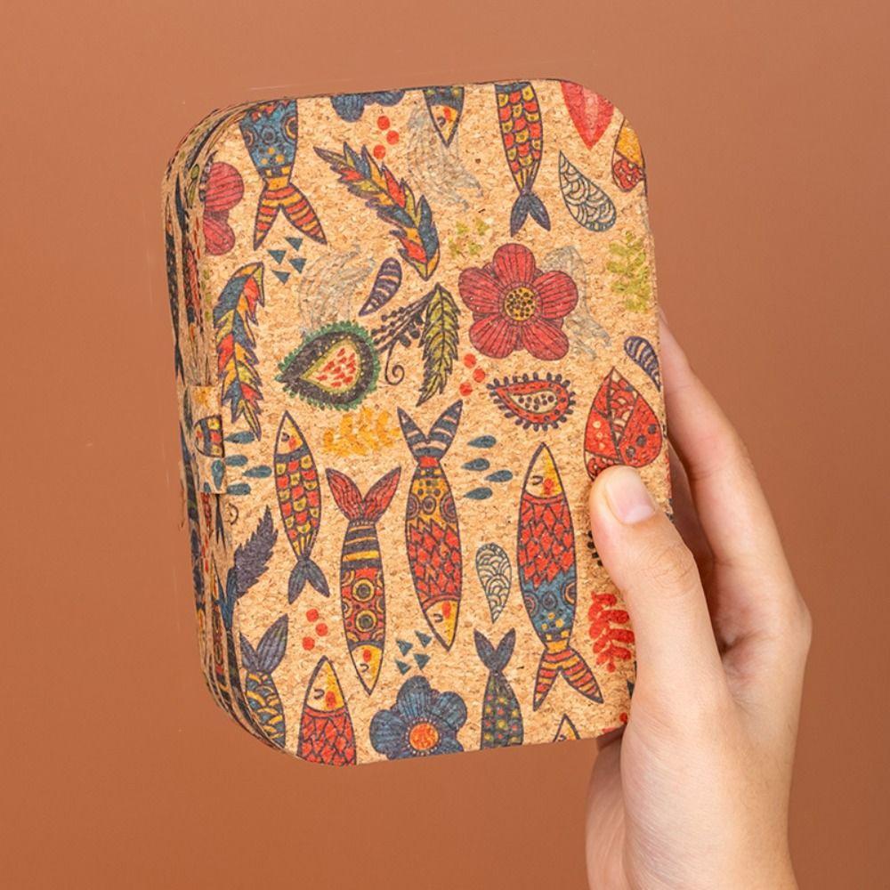 

Chinese Style Jewelry Storage Box Bohemia Jewelry Storage Case Mini Ring Earrings Organizer Women style 8