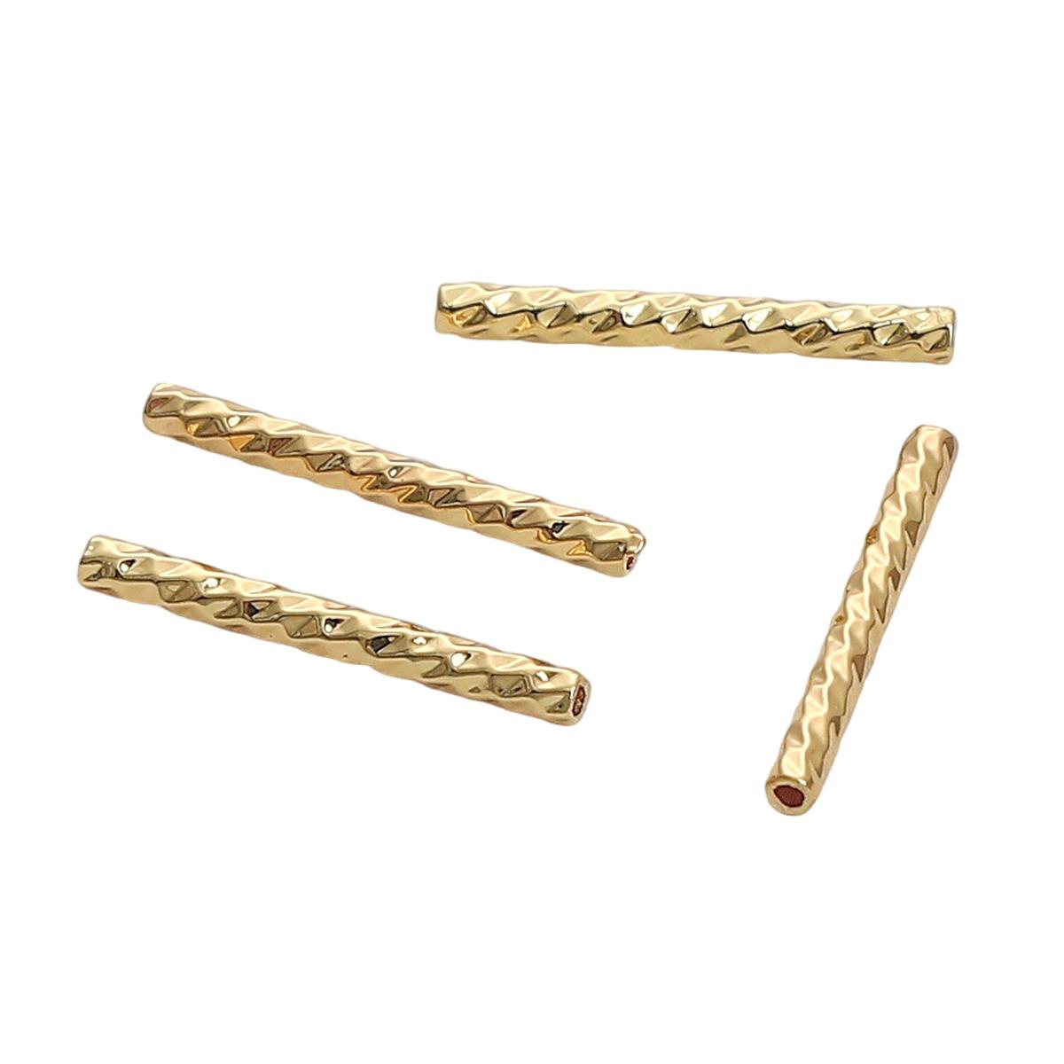 

Медная изогнутая трубка с подвесками для изготовления ювелирных изделий своими руками, аксессуары для рукоделия 1.5x15mm 10pcs