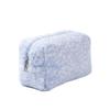Plush Travel Toiletry Pouch Large Capacity Cosmetic Bag Durable Leopard Print Makeup Bag  Women
