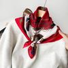 65 Cotton And Linen Silk Scarf Fashion Pony Printing Square Scarf Simple Scarf Women'S Neck Protection Professional Decoration Scarf Women