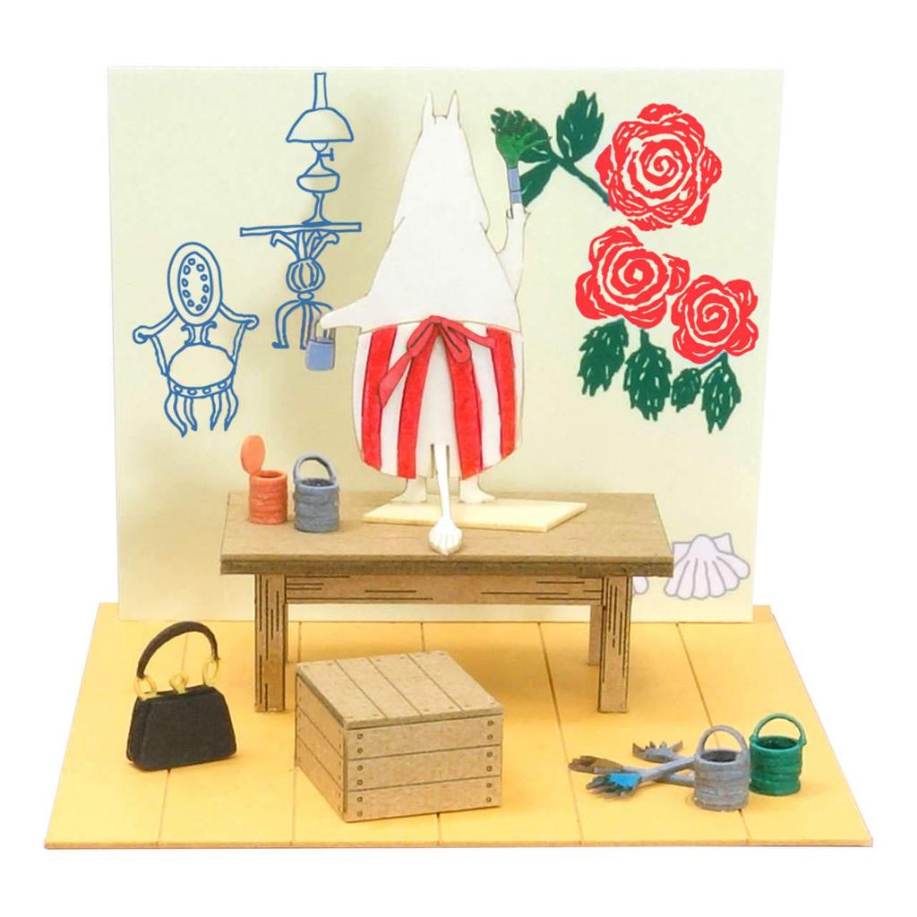 Sankei Moomin Mini Series Wall Papercraft Mama's MP09-10