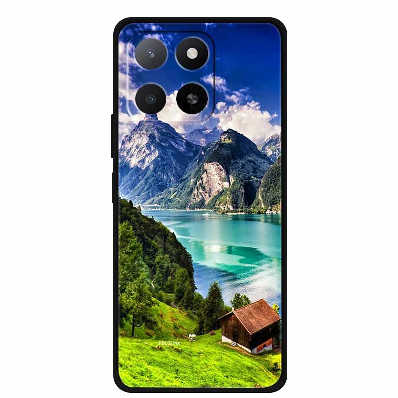 For Honor Play 9A Phone Case 9 A Coque Black Silicone TPU Soft Back Cover For Honor X6C X8C X5B Plus Play 9A Case X8 X6 X 8 6 C