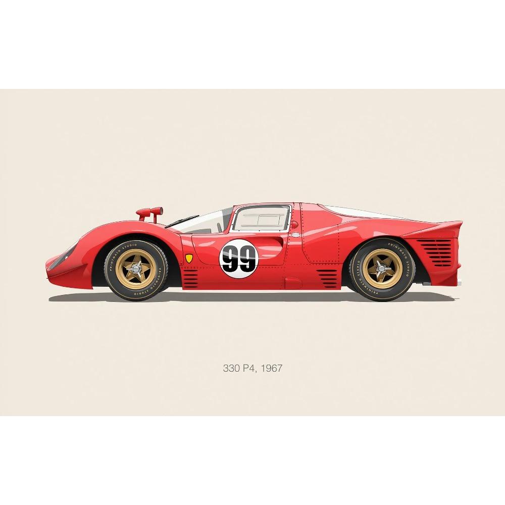 Minimalist Sports Car Posters Vintage  Luxury Car Porsche Ferrari Prints Canvas Painting Wall Art Pictures Kids Boys Room Decor