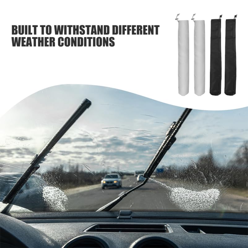 GLEAVI 2 Pairs Car Wiper Cover Car Body Side Wiper Cover Wiper