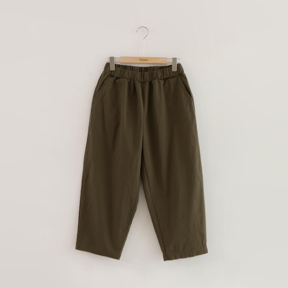 ELYSIA Leher Linen Baggy Elastic Pants
