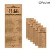 50 Pcs Bible Emergency Numbers Bookmark Christian Gift Religious Bible Verse Bookmark Christian Bookmarks For Church Welcome