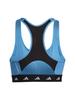Adidas Powerreact Training TechFit Sports Medium Pulse Size Women's Bra, Support, Blue/Black (HN7277), M-B (AA-B Cup)